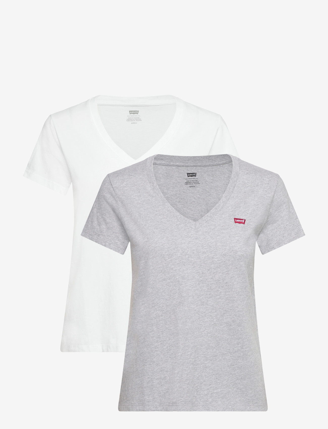 Levi's® - 2PACK PERFECT VNECK TEES 2 PAC - t-shirts - multi-color - 1