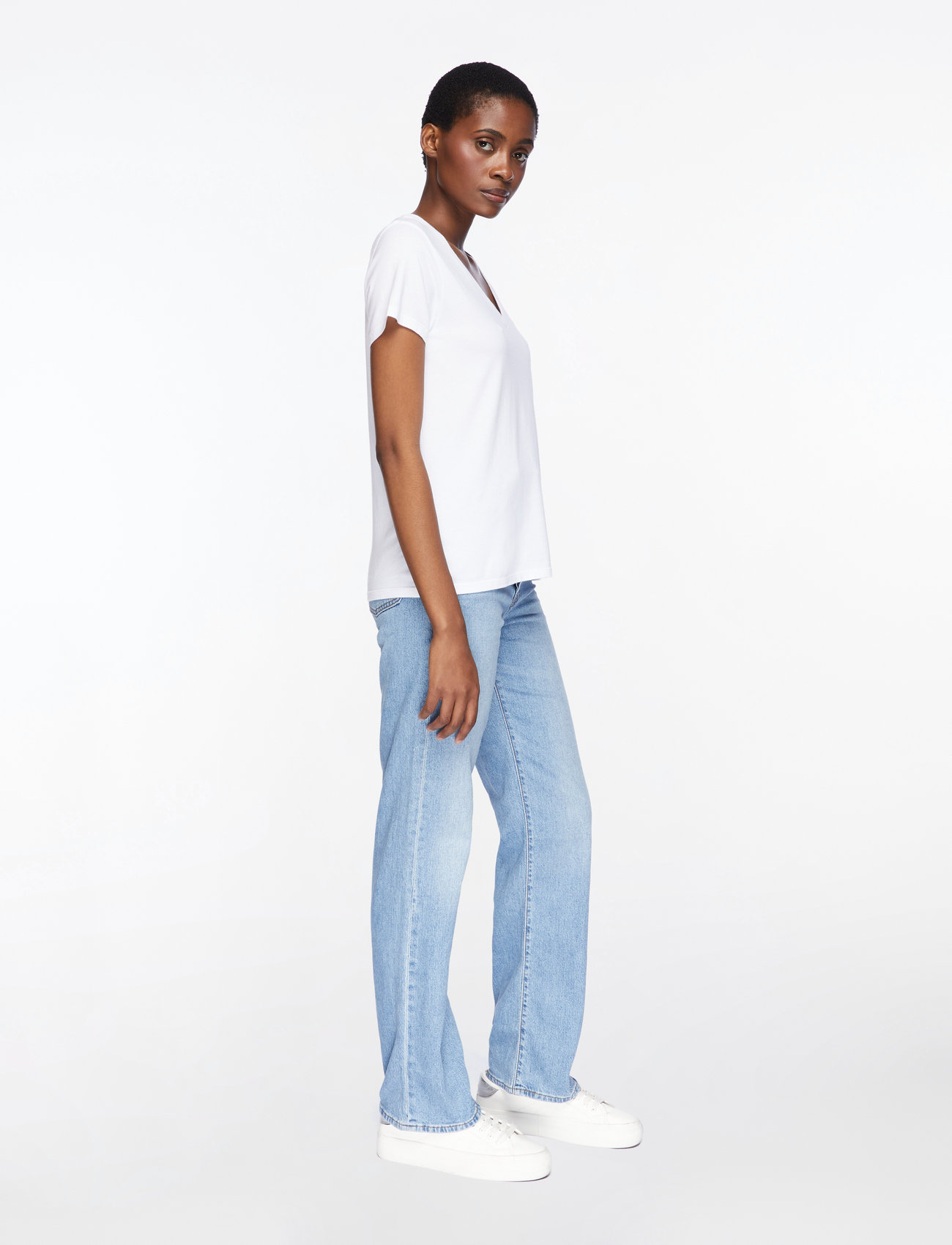 Levi's® - 2PACK PERFECT VNECK TEES 2 PAC - t-shirts - multi-color - 3