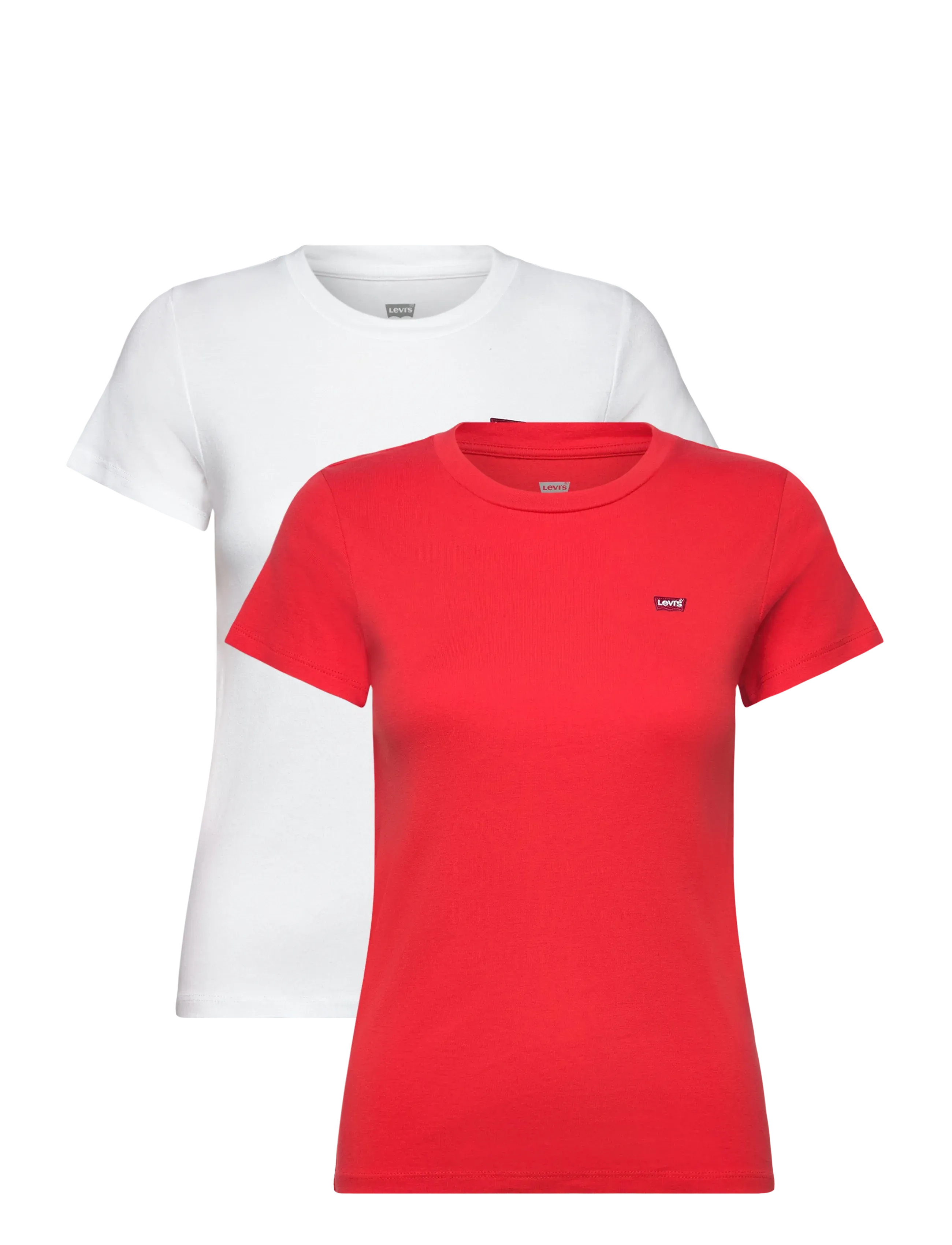 LEVI'S 2Pack Essential Ss Tee 2 Pack Rot - L - Damen