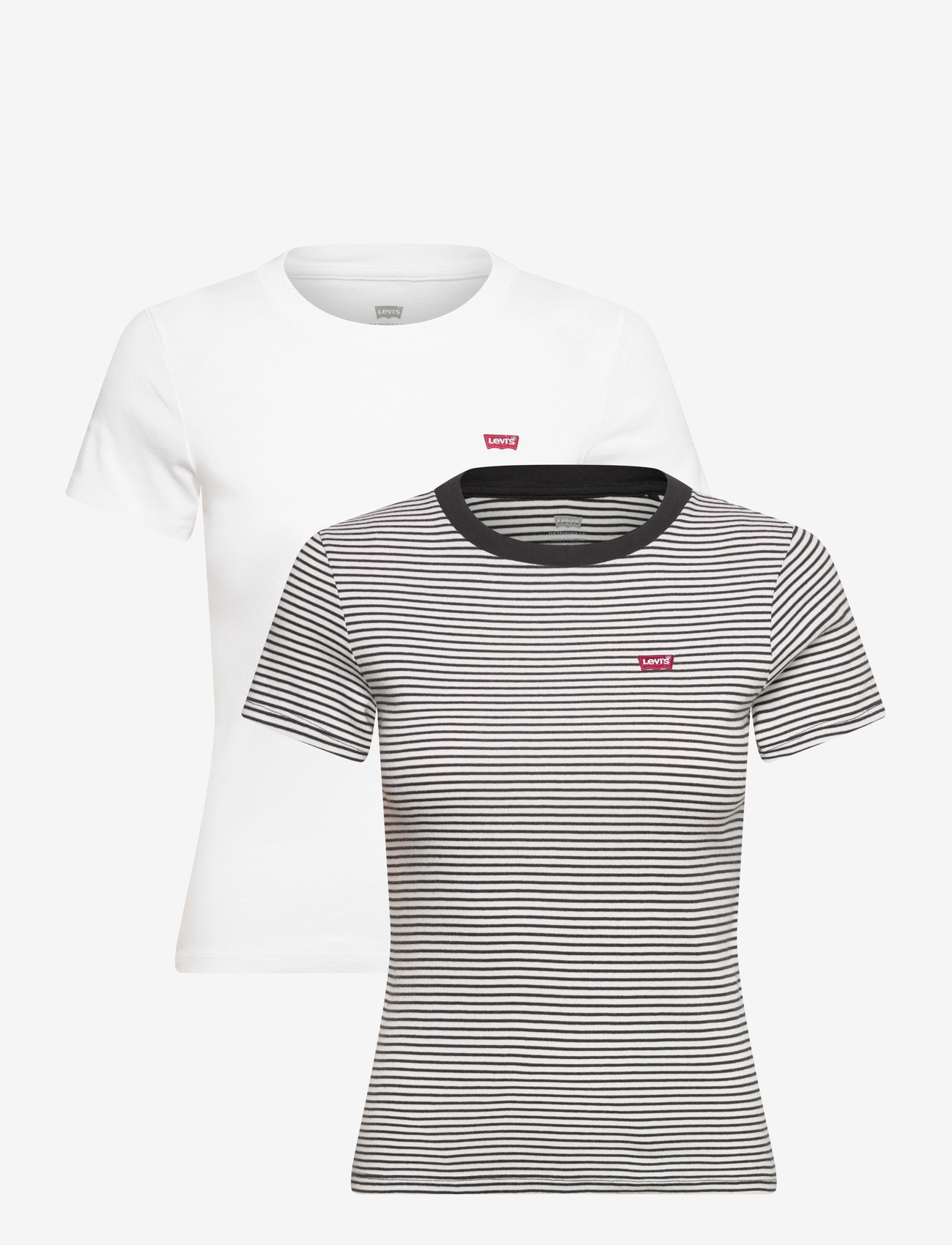 Levi's® - 2PACK ESSENTIAL SS TEE 2 PACK - t-shirts - multi-color - 1