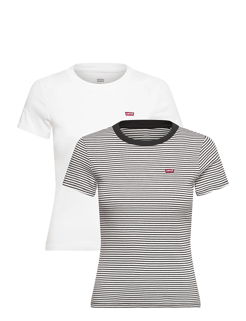 Levi's® - 2PACK ESSENTIAL SS TEE 2 PACK - t-shirts - multi-color - 1