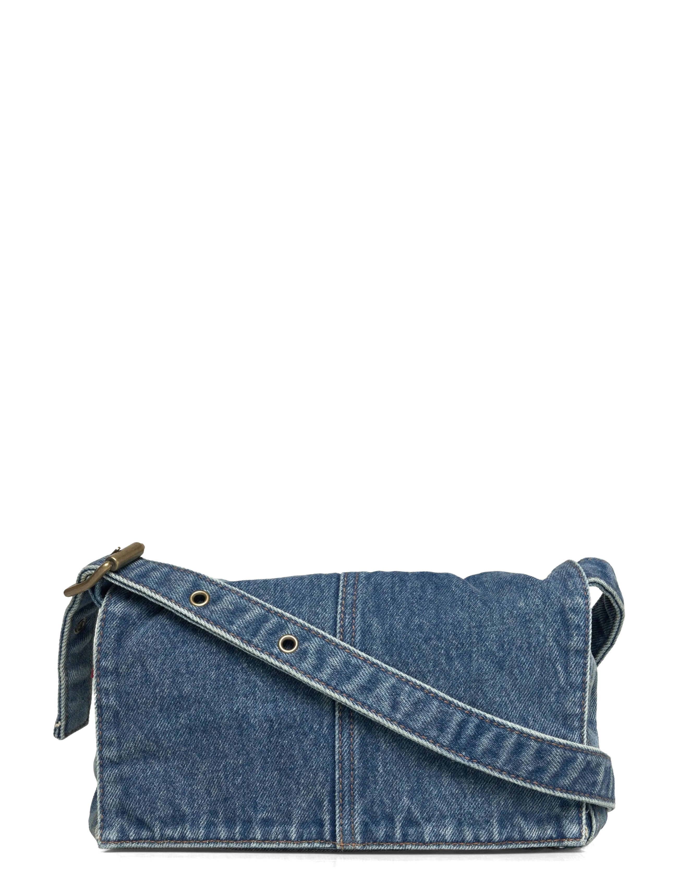 Levi's® BRANNAN SHOULDER BAG SHE WASHE - Tasker - DARK INDIGO - WORN IN / blue