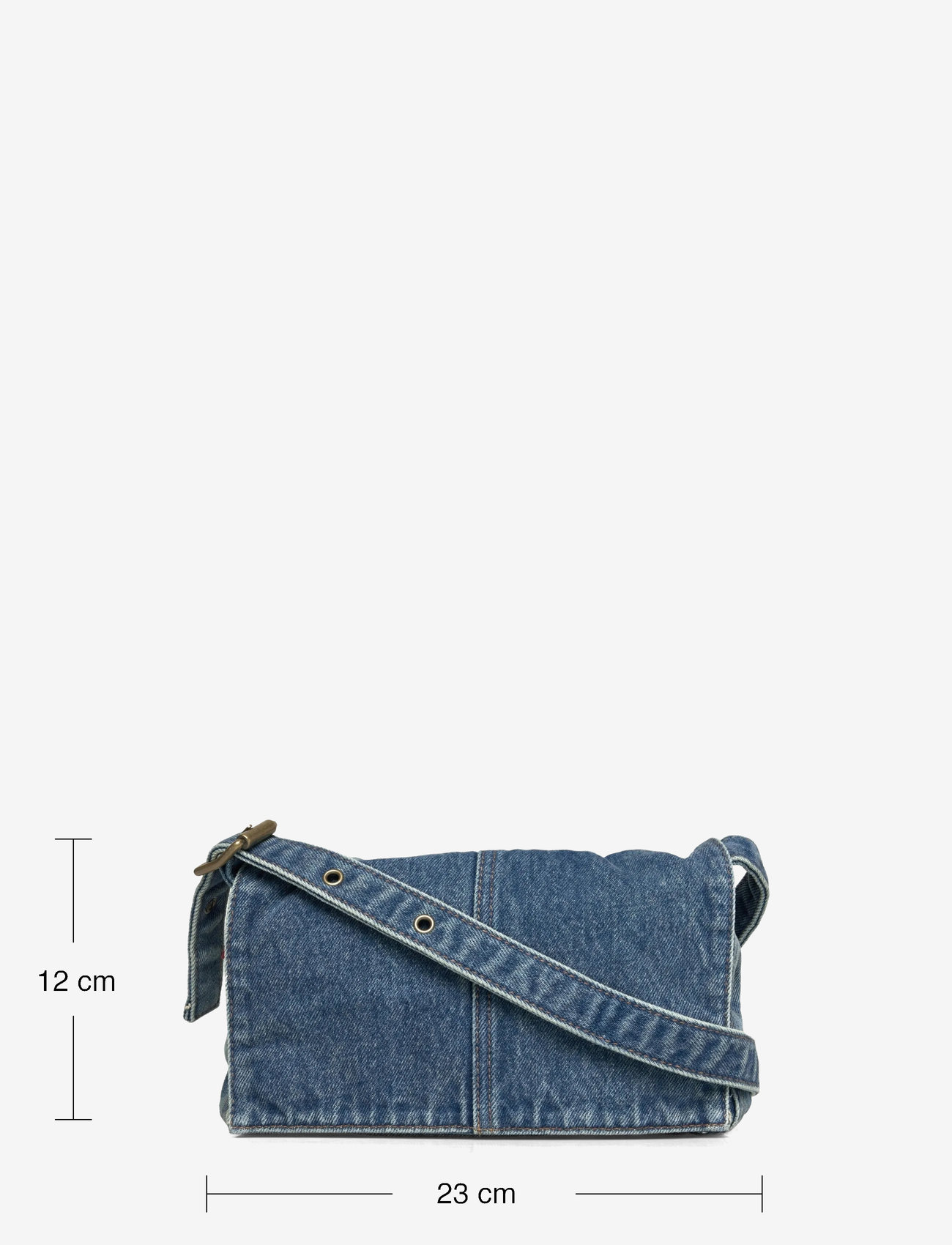 Levi's® - BRANNAN SHOULDER BAG SHE WASHE - speciella tillfällen - dark indigo - worn in - 4