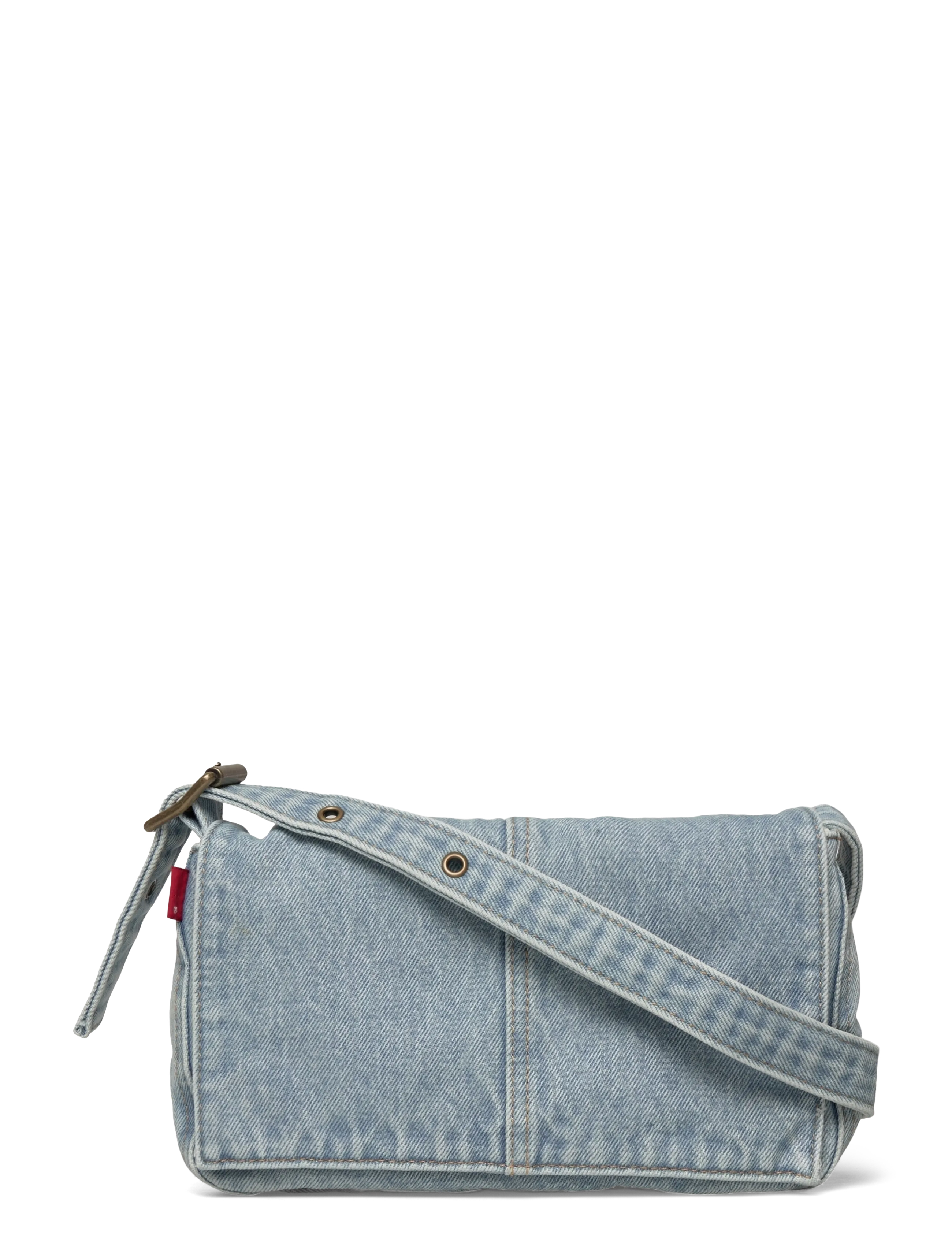 Levi's® BRANNAN SHOULDER BAG OCEAN IND - Håndvesker - LIGHT INDIGO - FLAT FINIS / blue