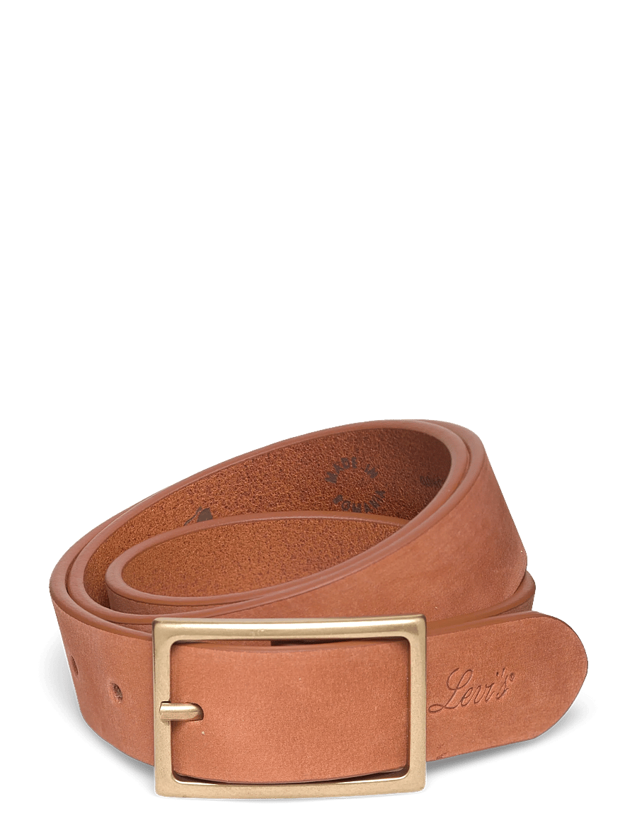 Levi's® - RECTANGLE BUCKLE BELT FA191079 - læderbælter - browns - 0