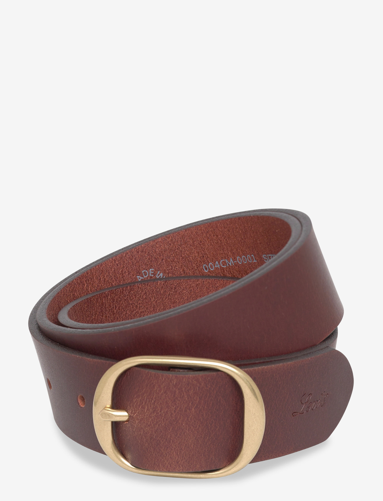 Levi's® - MADISON BELT LEATHER BROWN - igapäevased vööd - neutrals - 0