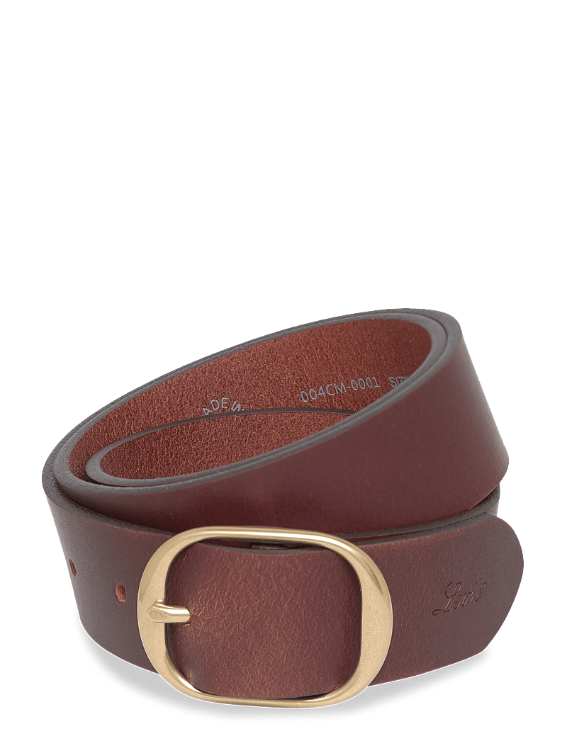 Levi's® - MADISON BELT LEATHER BROWN - igapäevased vööd - neutrals - 0