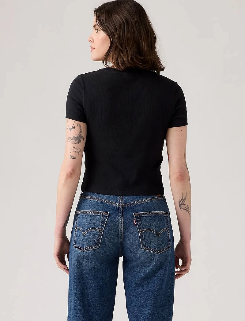 Levi's® - ESSENTIAL SPORTY TEE EMB CAVIA - t-shirts - blacks - 3