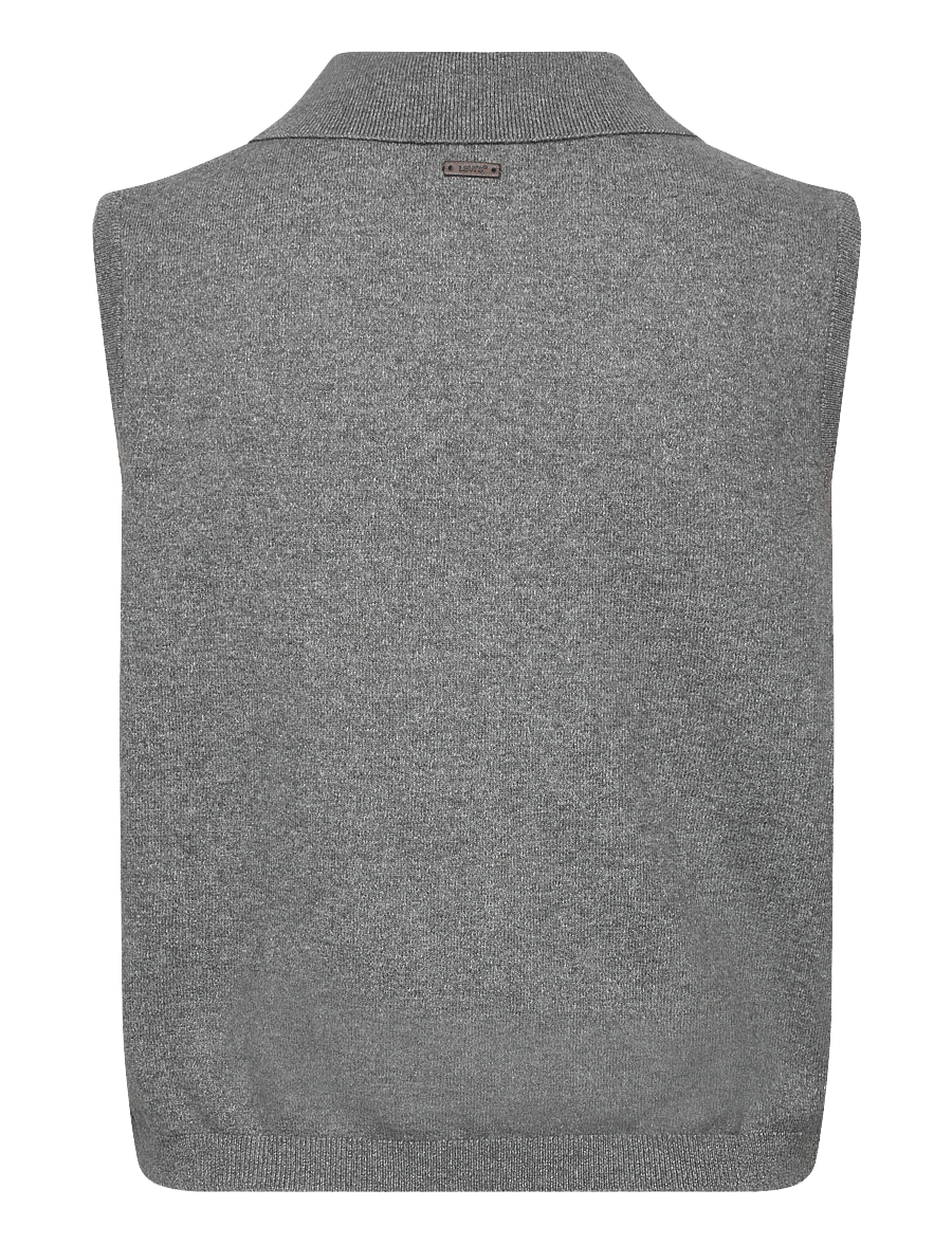 Levi's® - SUPER SOFT MINI RUFFLE VEST DA - gestrickte westen - neutrals - 2