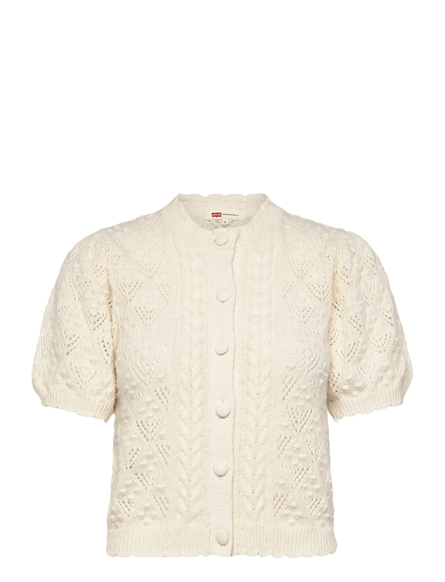Levi's® - PAULINE POINTELLE SS CARDI TOF - swetry rozpinane - neutrals - 1