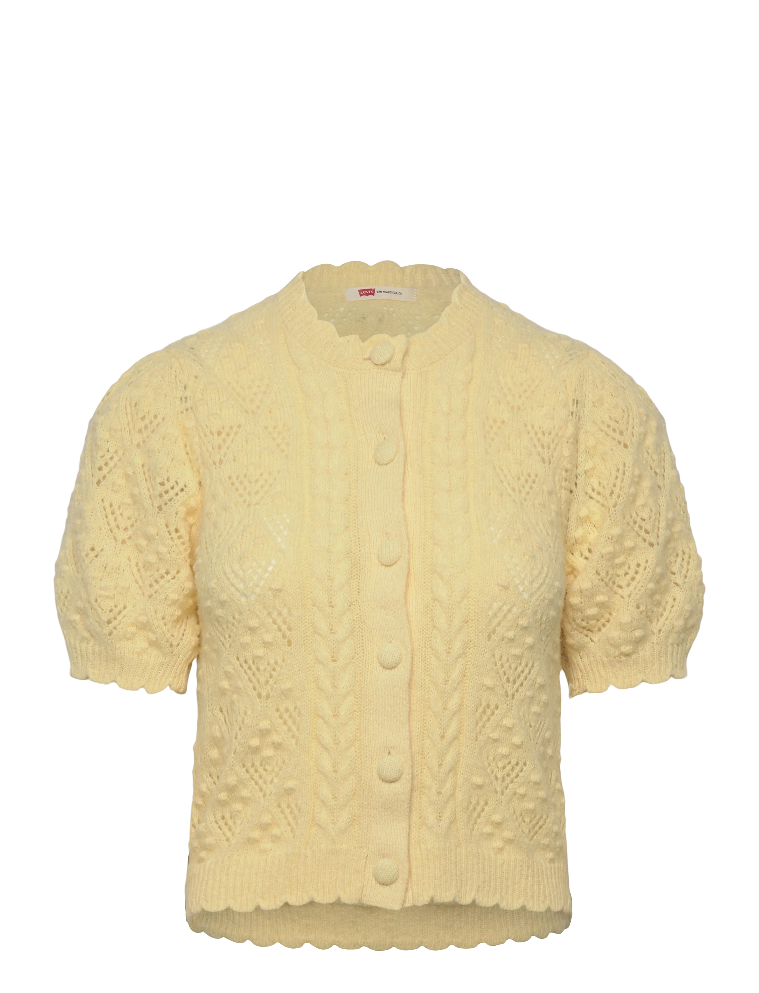 Levi's® PAULINE POINTELLE SS CARDI FRE - Klær - YELLOWS / yellow