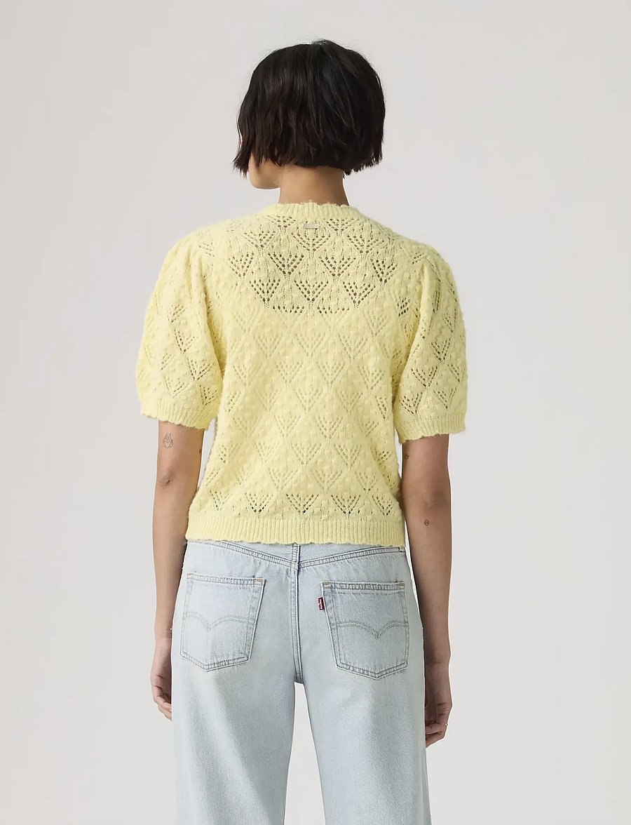 Levi's® - PAULINE POINTELLE SS CARDI FRE - arkityyli - yellows - 4