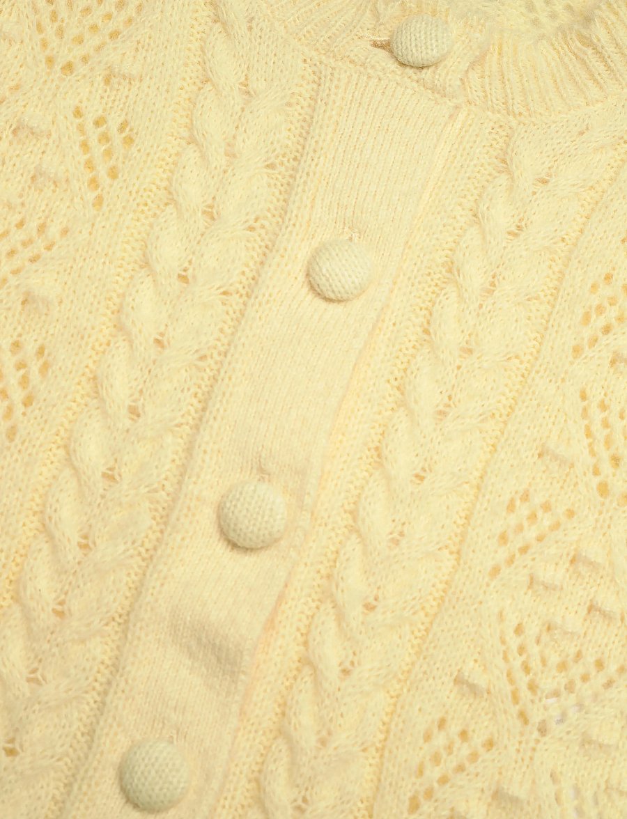 Levi's® - PAULINE POINTELLE SS CARDI FRE - arkityyli - yellows - 3