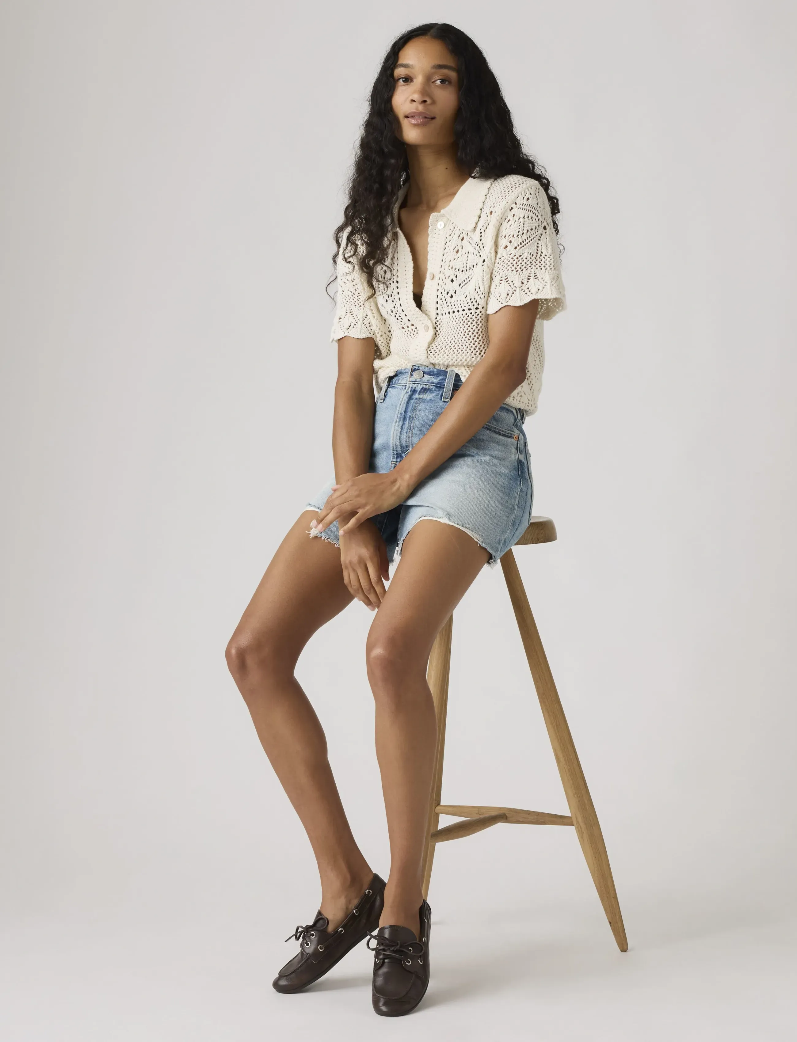 Levi's® - SUSANNA FLORAL CROCHET SHIRT E - whites - 4
