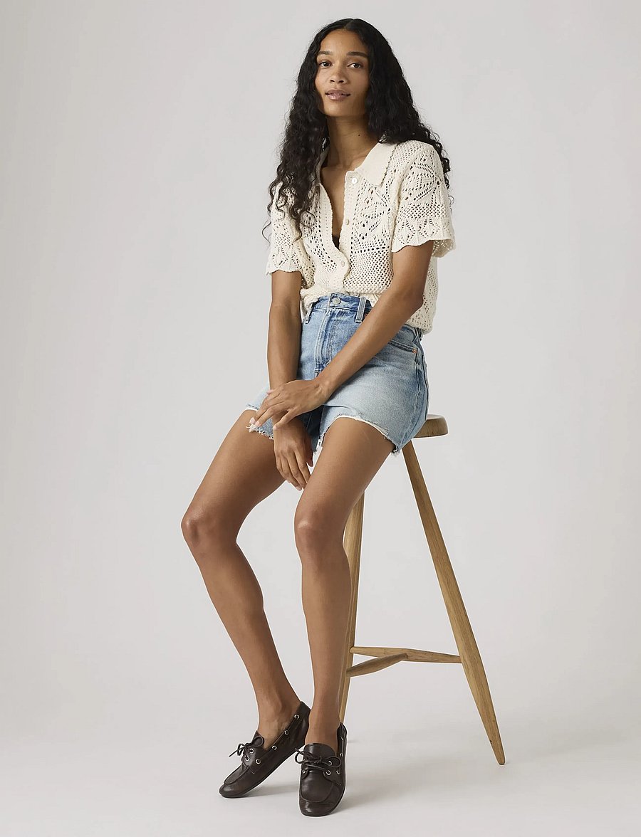 Levi's® - SUSANNA FLORAL CROCHET SHIRT E - whites - 4