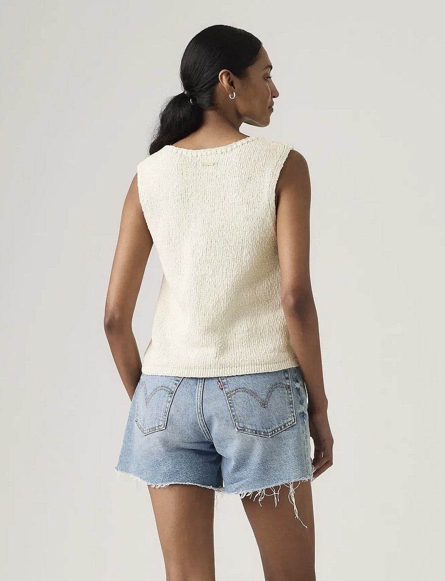 Levi's® - HELEN MINI BOUCLE VEST TOFU CO - strikveste - neutrals - 3