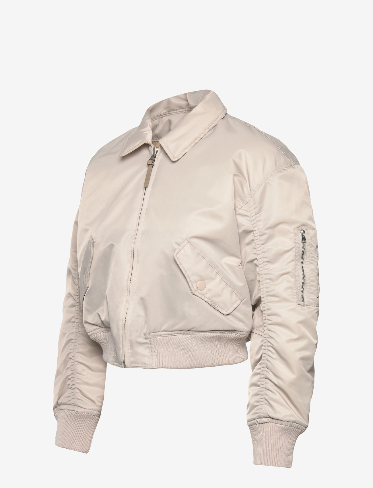 Levi's® - BOWIE CROP BOMBER CHATEAU GRAY - bomberjackor - greys - 1