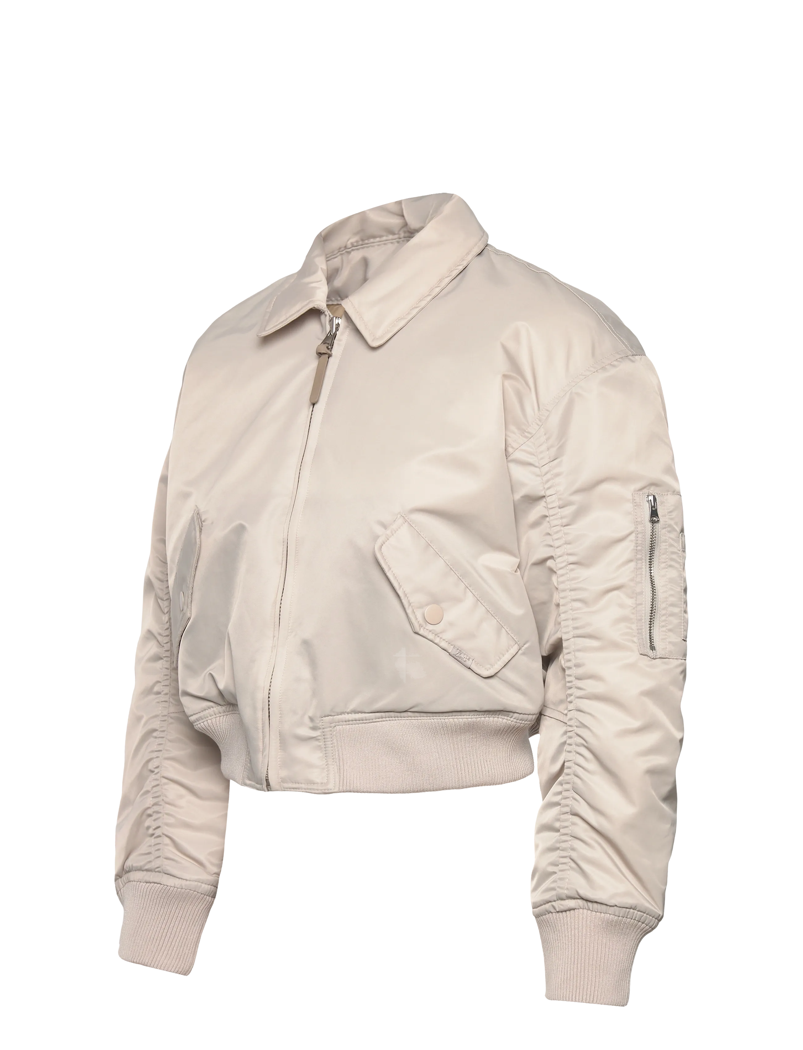 Levi's® - BOWIE CROP BOMBER CHATEAU GRAY - frühlingsjacken - greys - 2