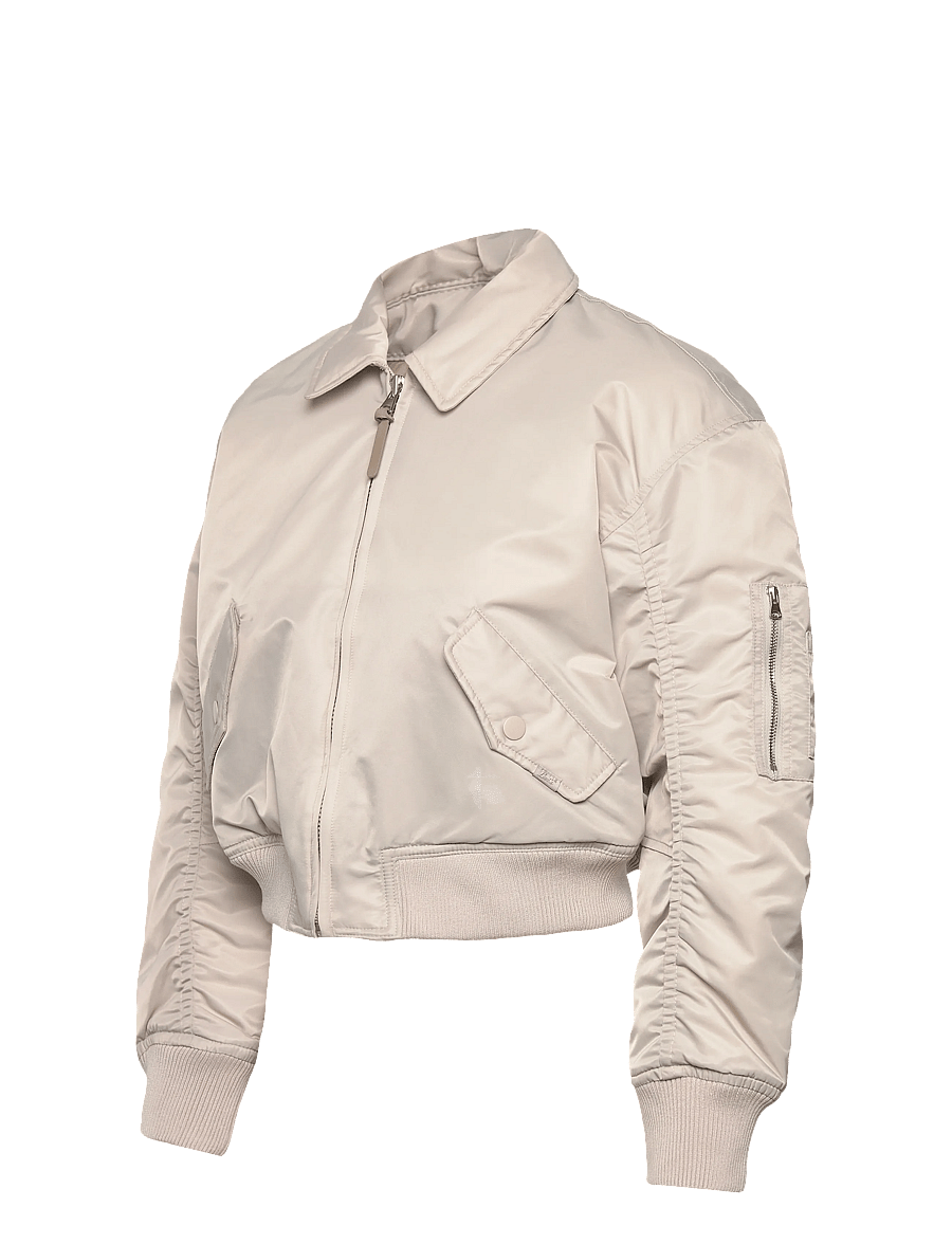 Levi's® - BOWIE CROP BOMBER CHATEAU GRAY - bomberjakker - greys - 2