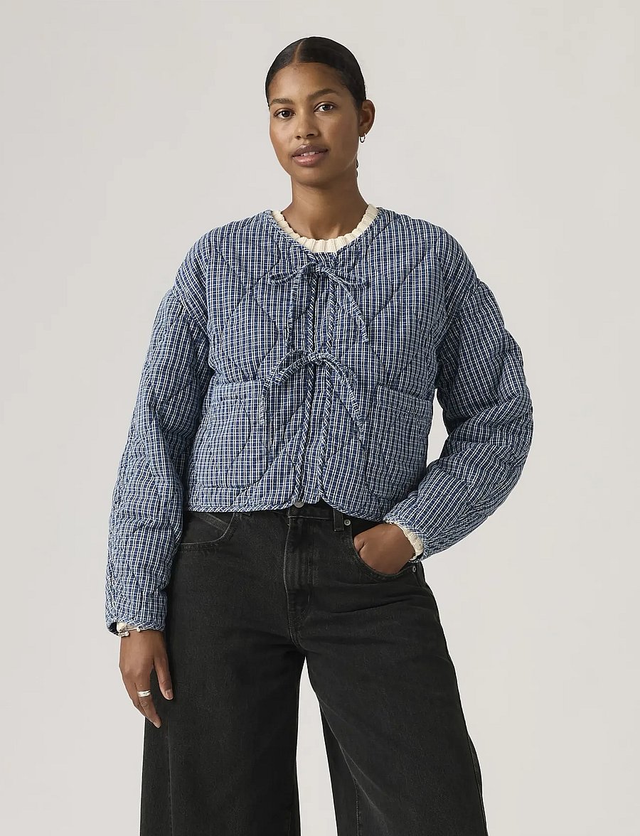 Levi's® - RUE LINER JACKET LITTLE TINY W - vårjackor - med indigo - flat finish - 5