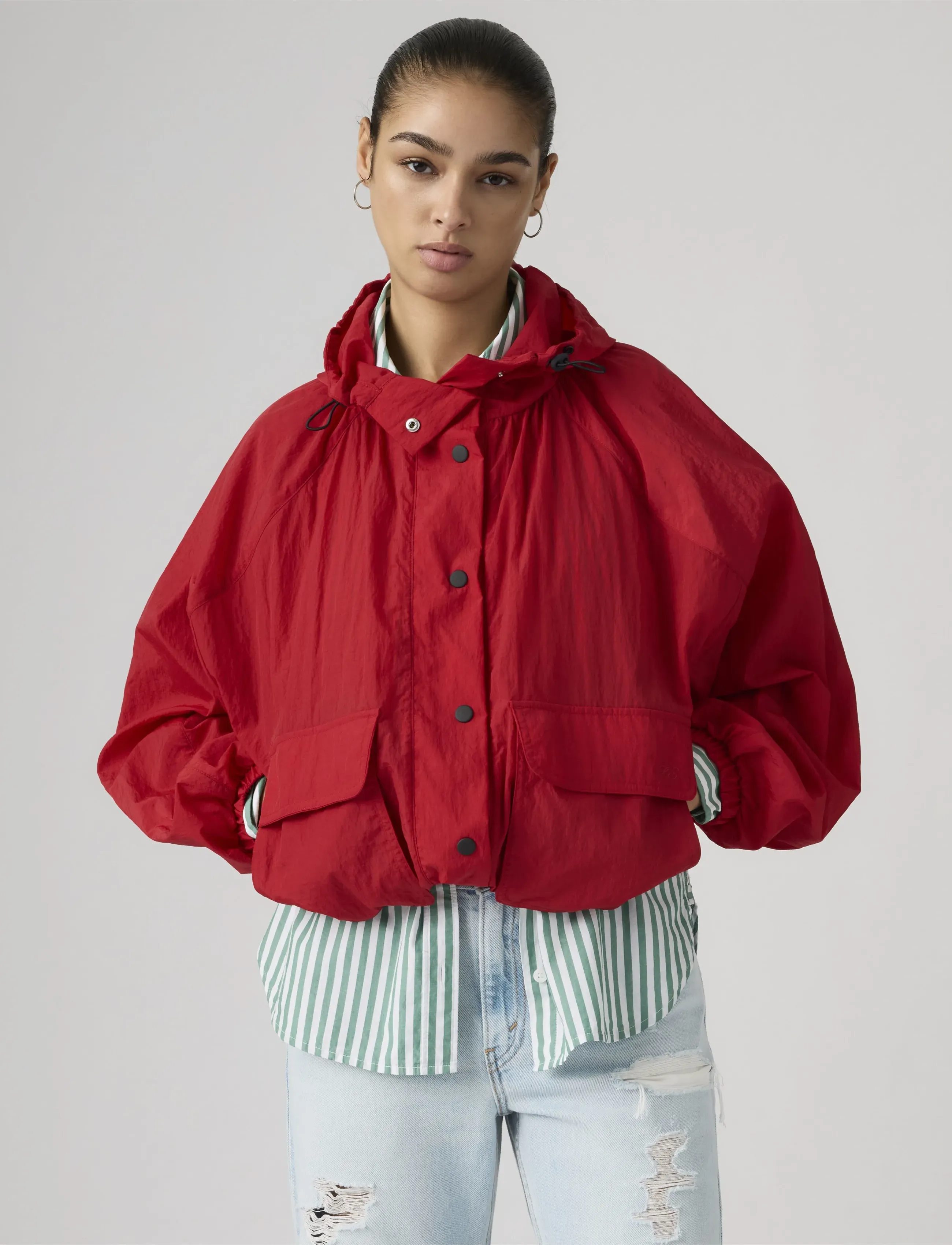 Levi's® SIMONE BLOUSON PARKA URBAN RED - Parkas - REDS / red