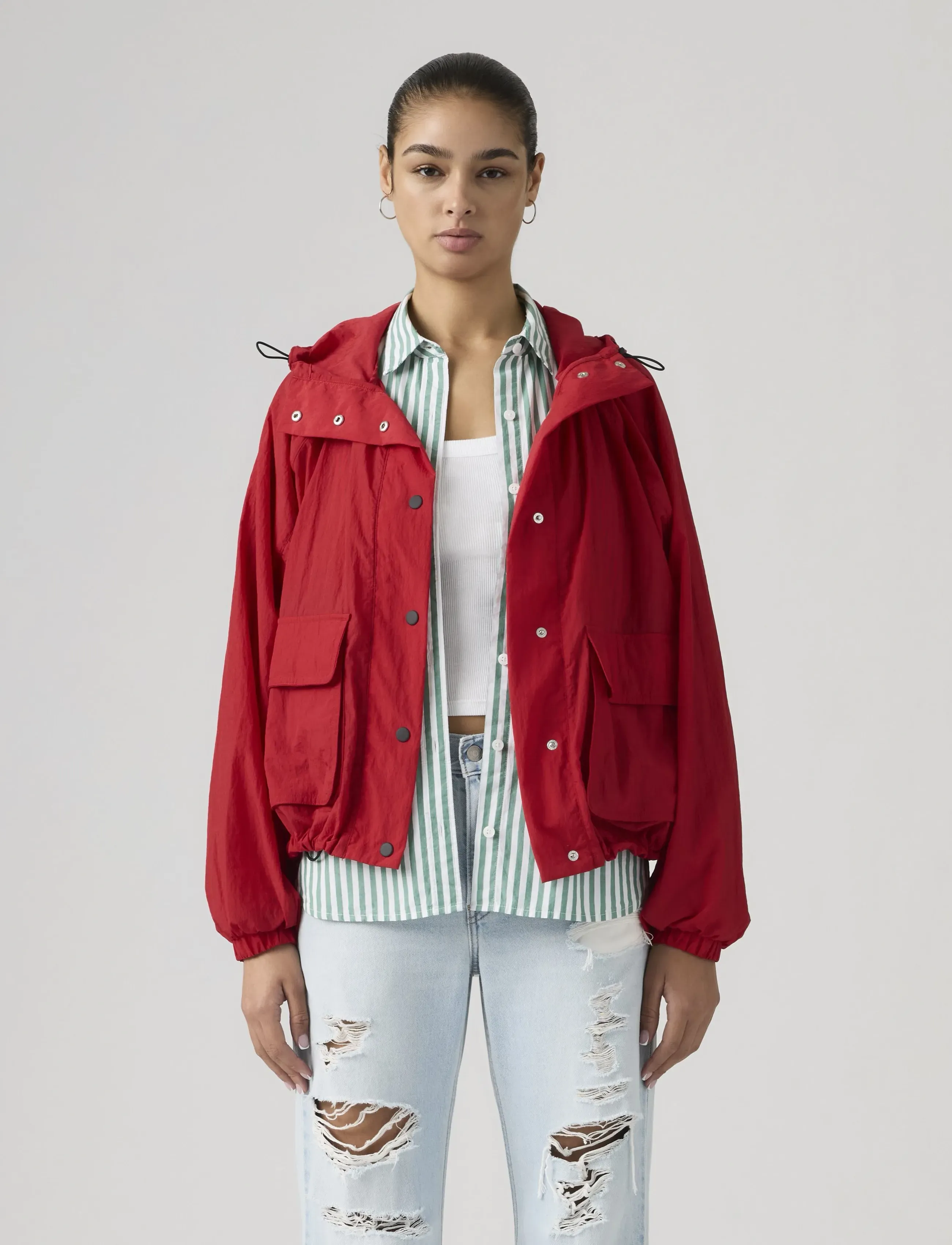 Levi's® - SIMONE BLOUSON PARKA URBAN RED - forårsjakker - reds - 5