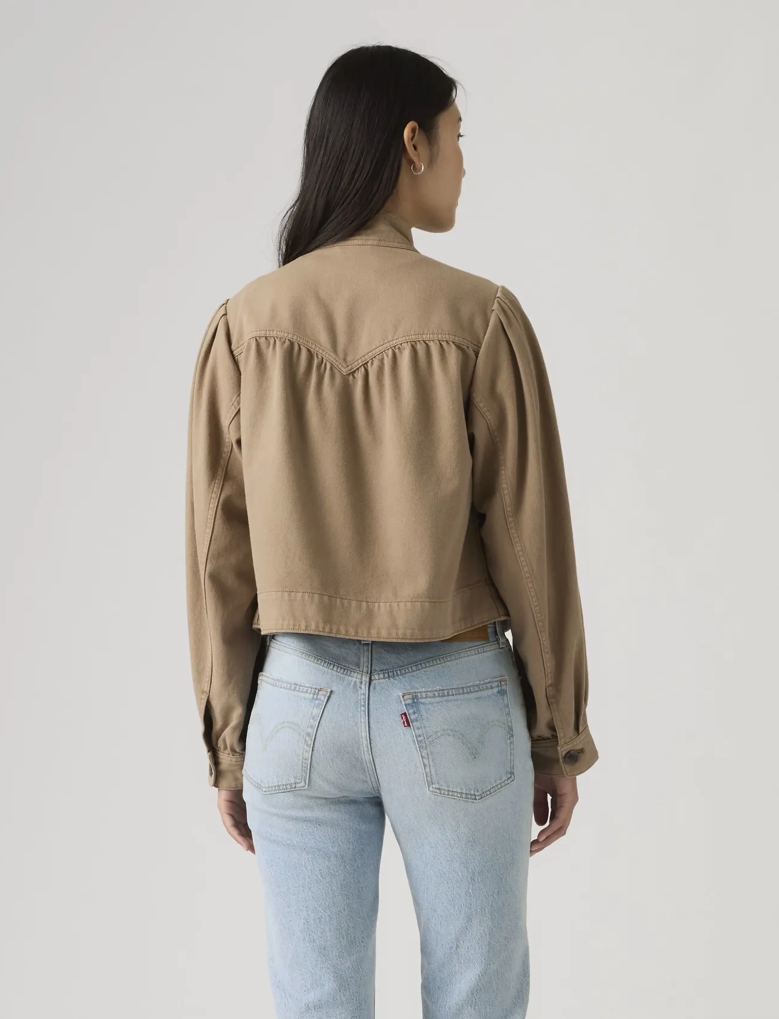 Levi's® - PARKER PRETTY SHORT COAT PINE - utility-jacken - browns - 3