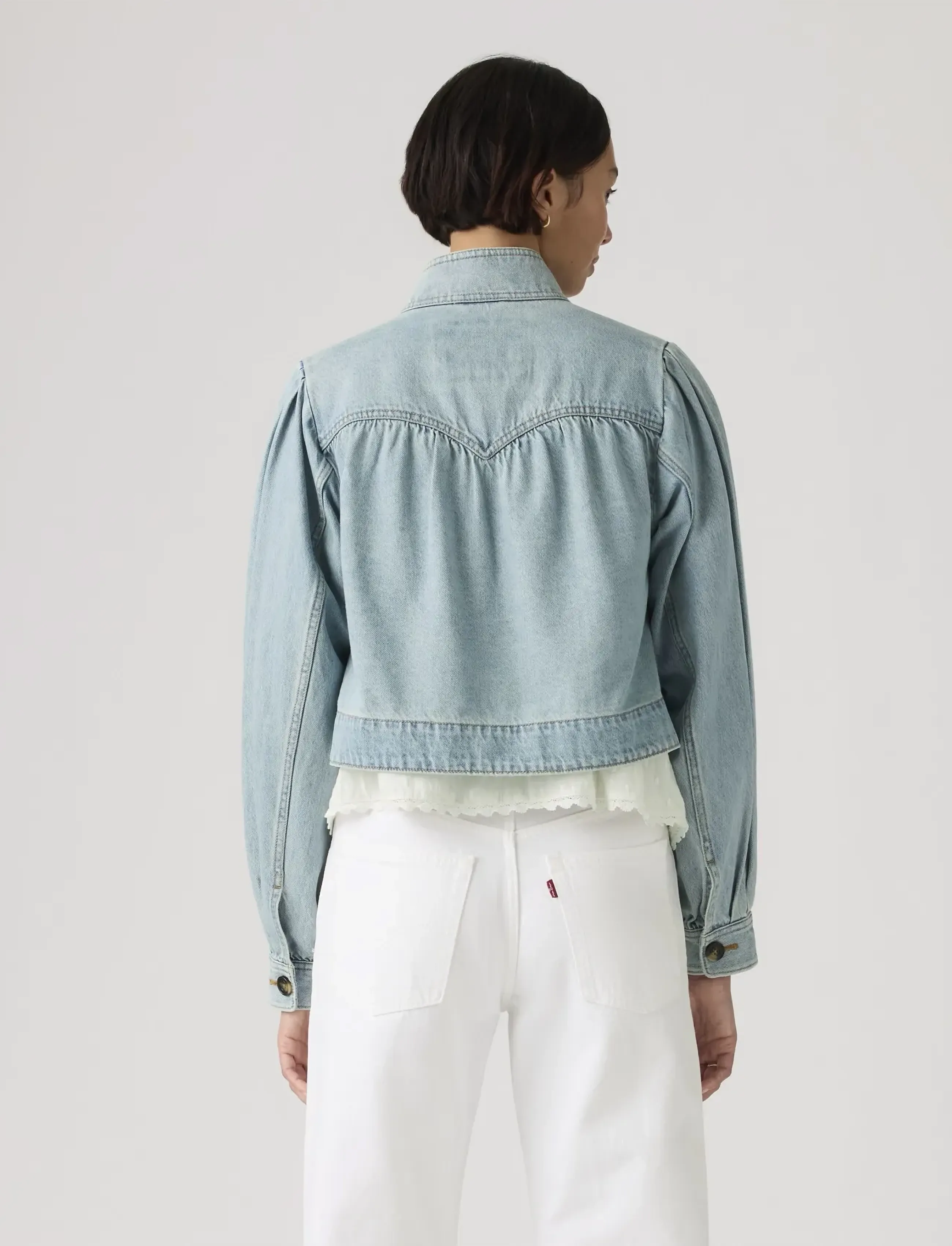 Levi's® - PARKER PRETTY SHORT COAT HELLO - frühlingsjacken - med indigo - worn in - 3