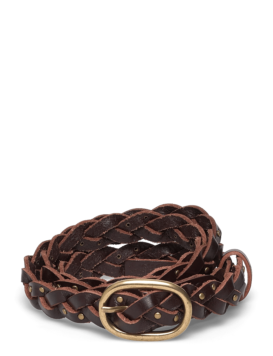 Levi's® - TAYLOR BRAID BELT CHOCOLATE MA - leather belts - browns - 1