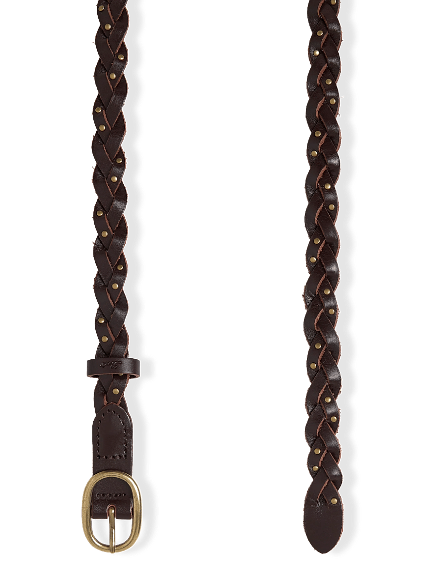 Levi's® - TAYLOR BRAID BELT CHOCOLATE MA - leather belts - browns - 2