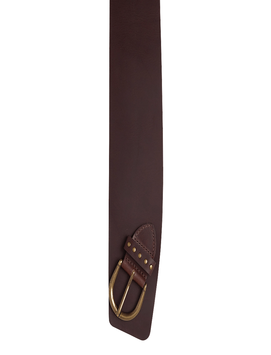 Levi's® - BUCKLE UP WIDE BELT CHOCOLATE - læderbælter - browns - 3
