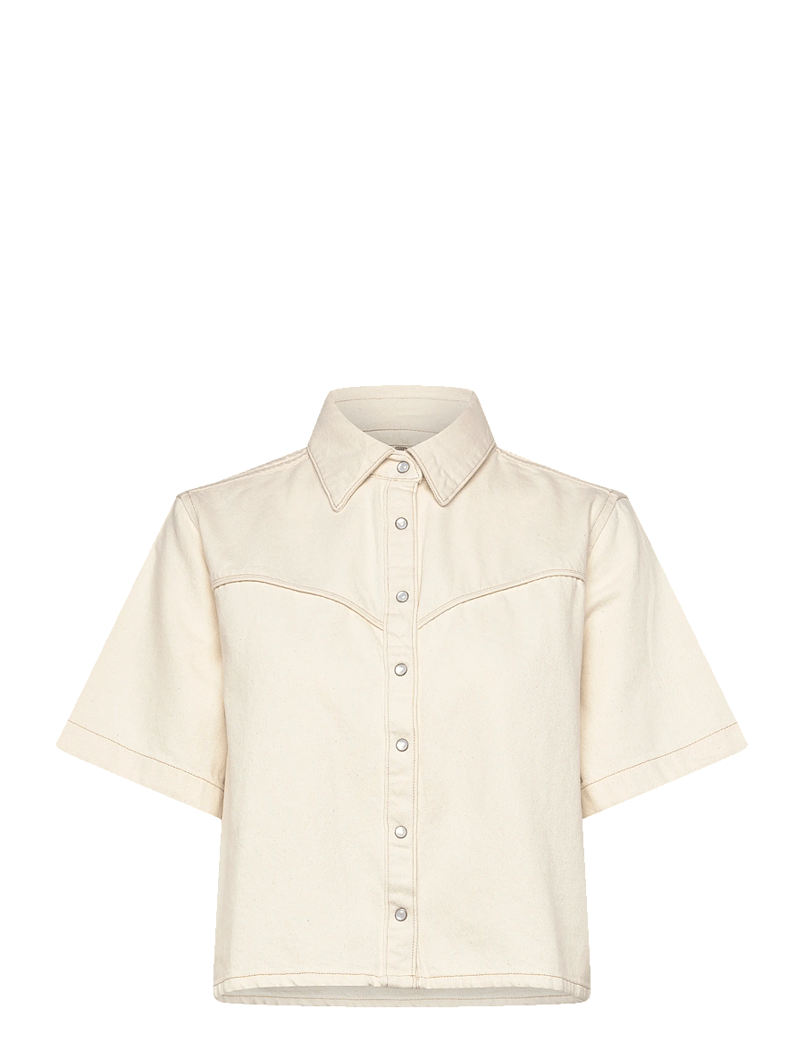 Levi's® - LOGAN SS DENIM SHIRT TRUTH SLI - jeanshemden - whites - 1