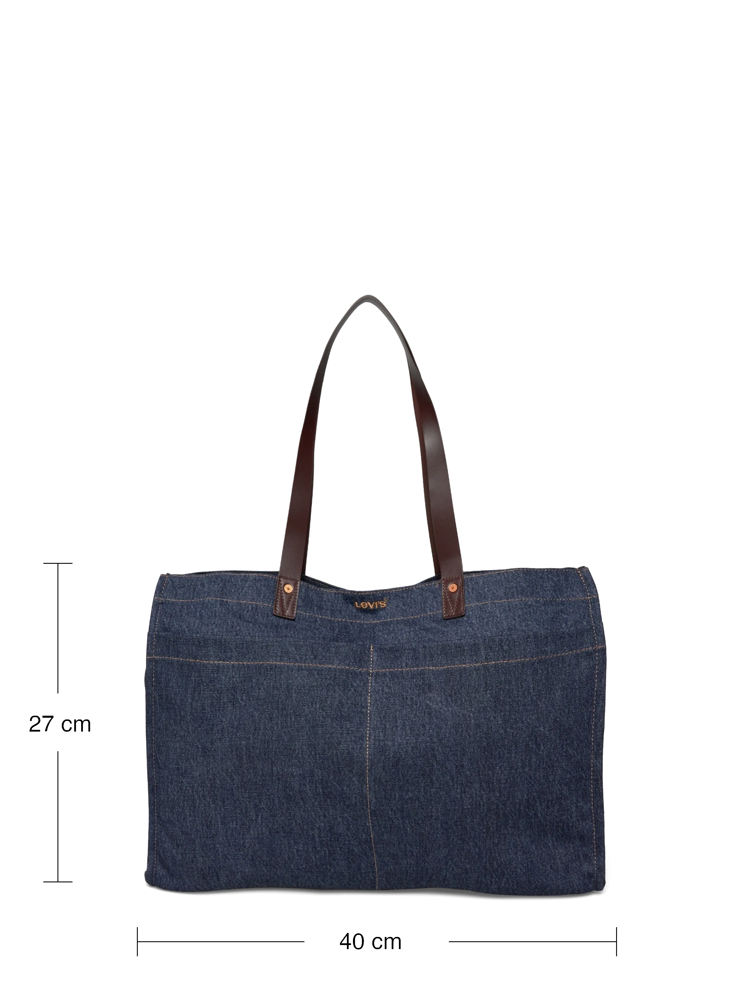 Levi's® - HERITAGE ALL DAY TOTE OCEAN IN - tote bags - dark indigo - flat finish - 4
