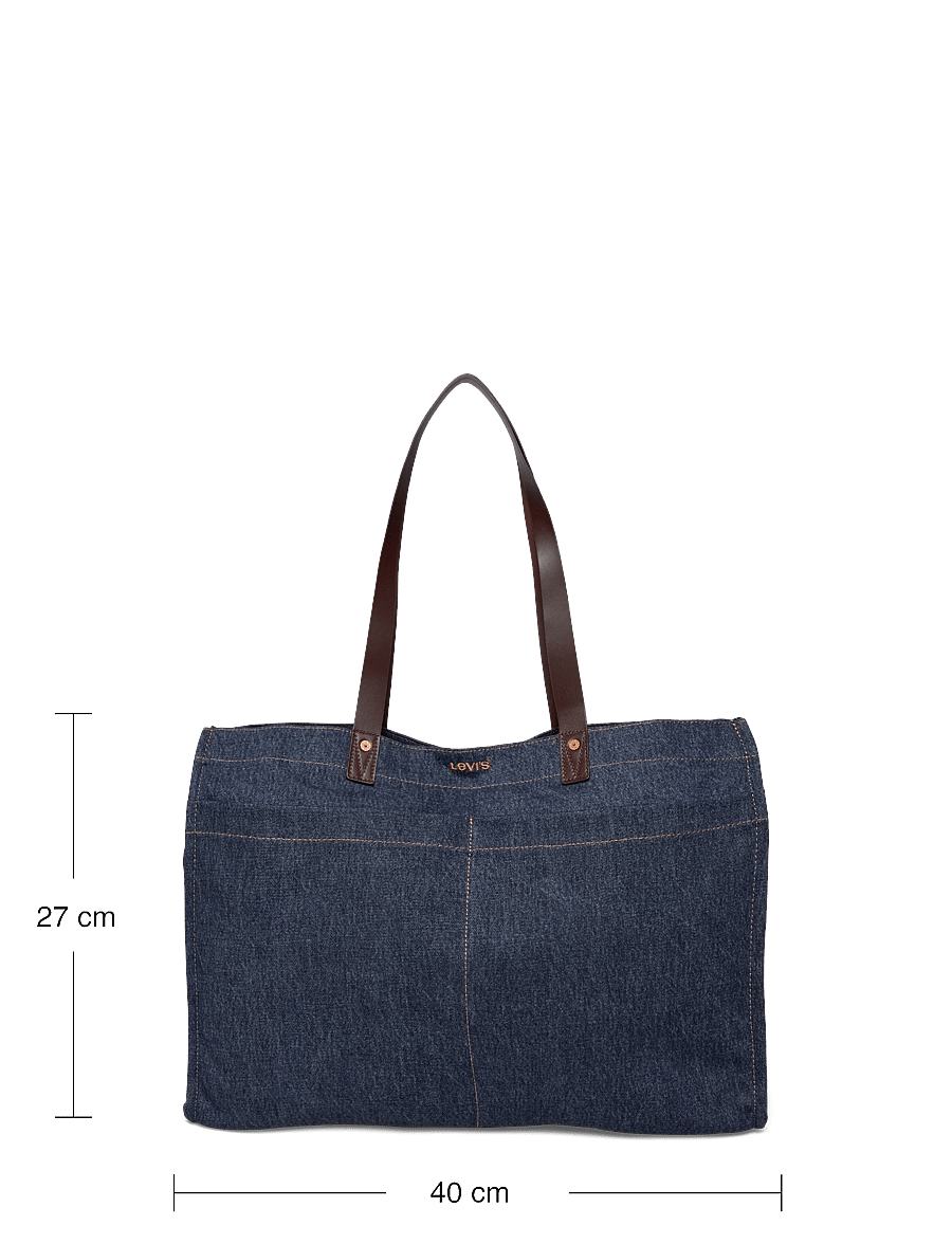 Levi's® - HERITAGE ALL DAY TOTE OCEAN IN - tote bags - dark indigo - flat finish - 4