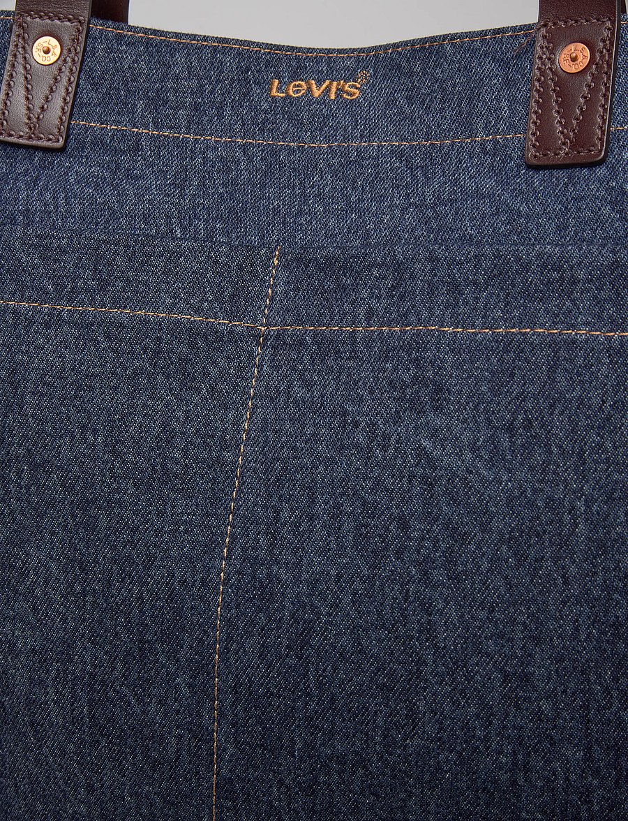Levi's® - HERITAGE ALL DAY TOTE OCEAN IN - tote bags - dark indigo - flat finish - 5