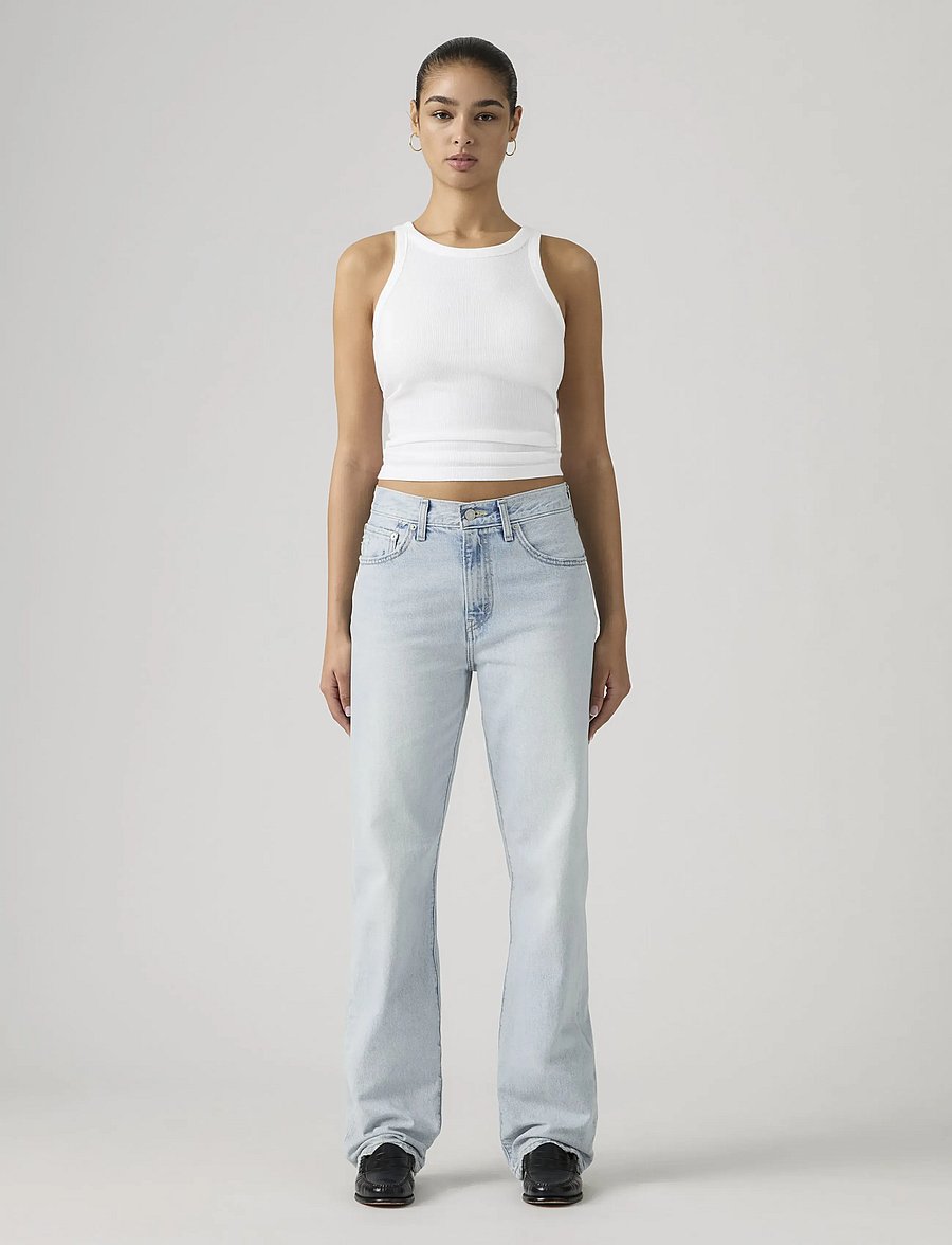 Levi's® - EASY DAD FATE AND DESTINY - raka jeans - light indigo - worn in - 3