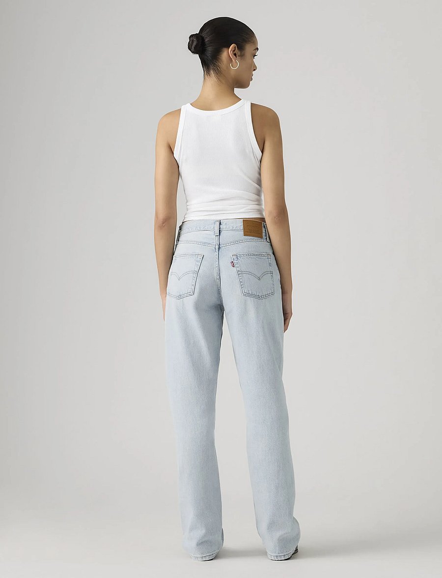 Levi's® - EASY DAD FATE AND DESTINY - raka jeans - light indigo - worn in - 4