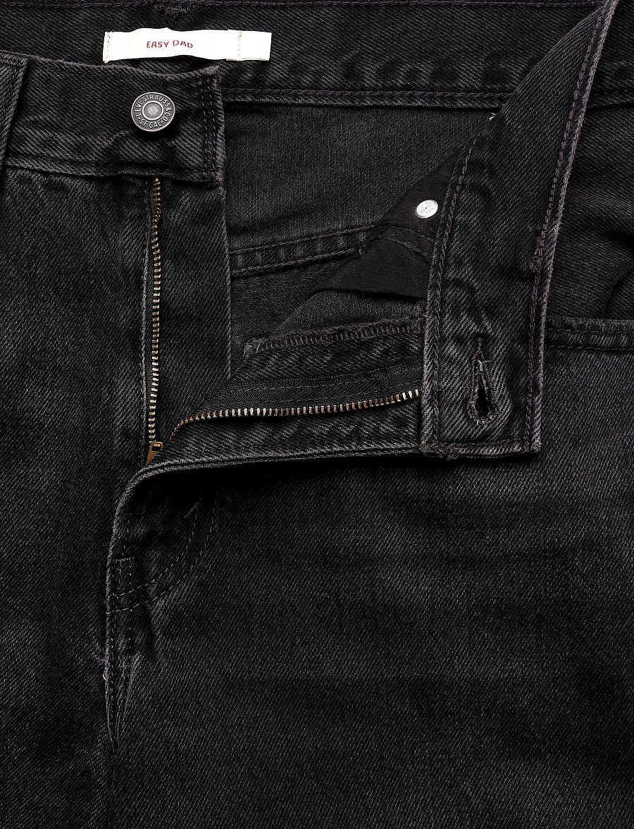 Levi's® - EASY DAD REBEL EDGE - hosen mit weitem bein - blacks - 3