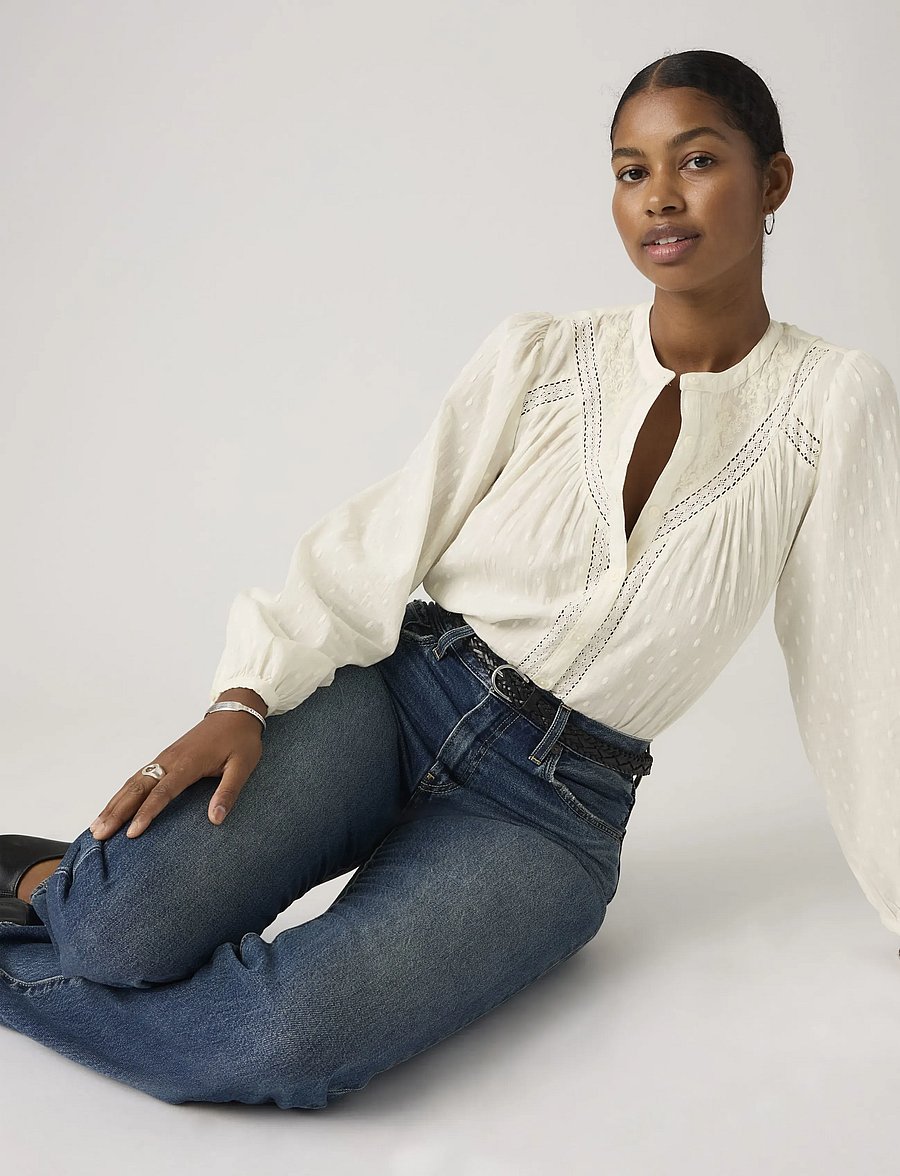 Levi's® - EASY DAD FREE LUNCH LB - mom jeans - dark indigo - worn in - 5