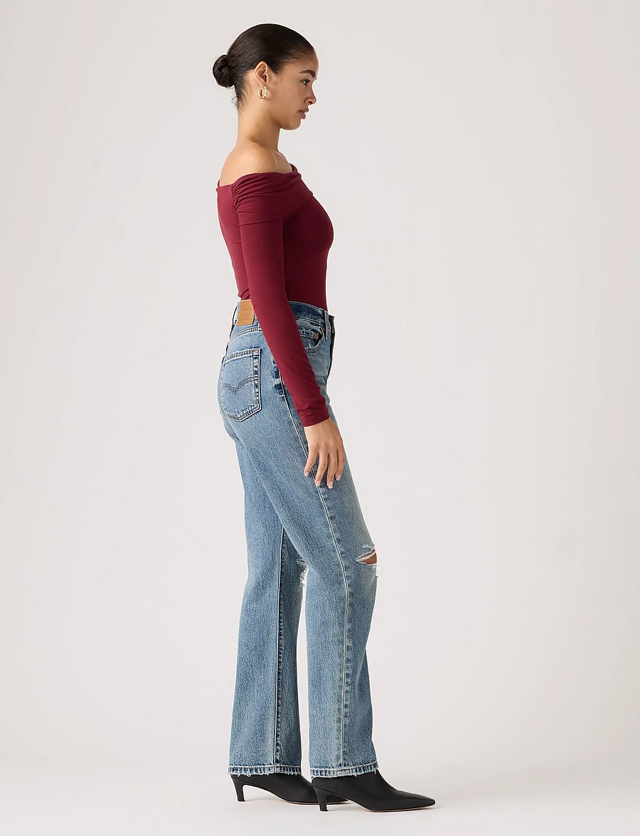 Levi's® - EASY DAD GORGEOUS GAL - mom jeans - med indigo - worn in - 3