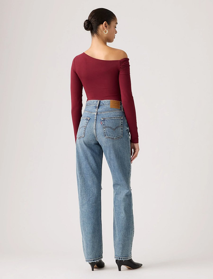 Levi's® - EASY DAD GORGEOUS GAL - mom jeans - med indigo - worn in - 4