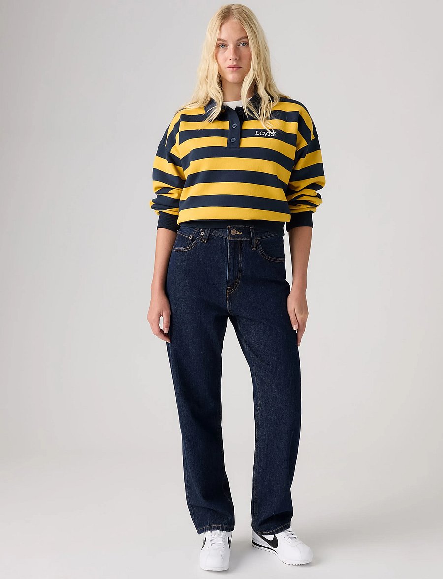 Levi's® - EASY DAD SHADED VIEW - mom jeans - dark indigo - flat finish - 0