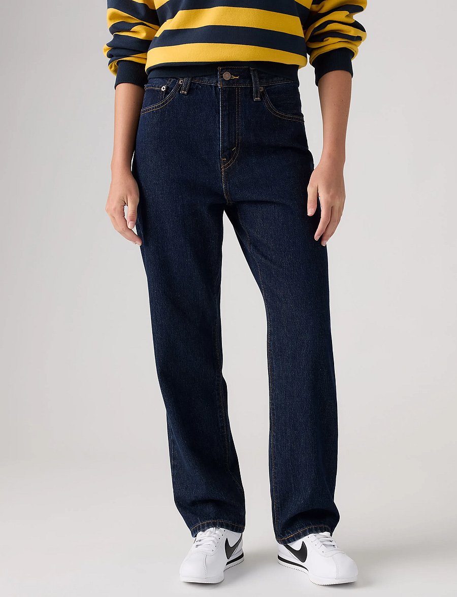 Levi's® - EASY DAD SHADED VIEW - mom jeans - dark indigo - flat finish - 3