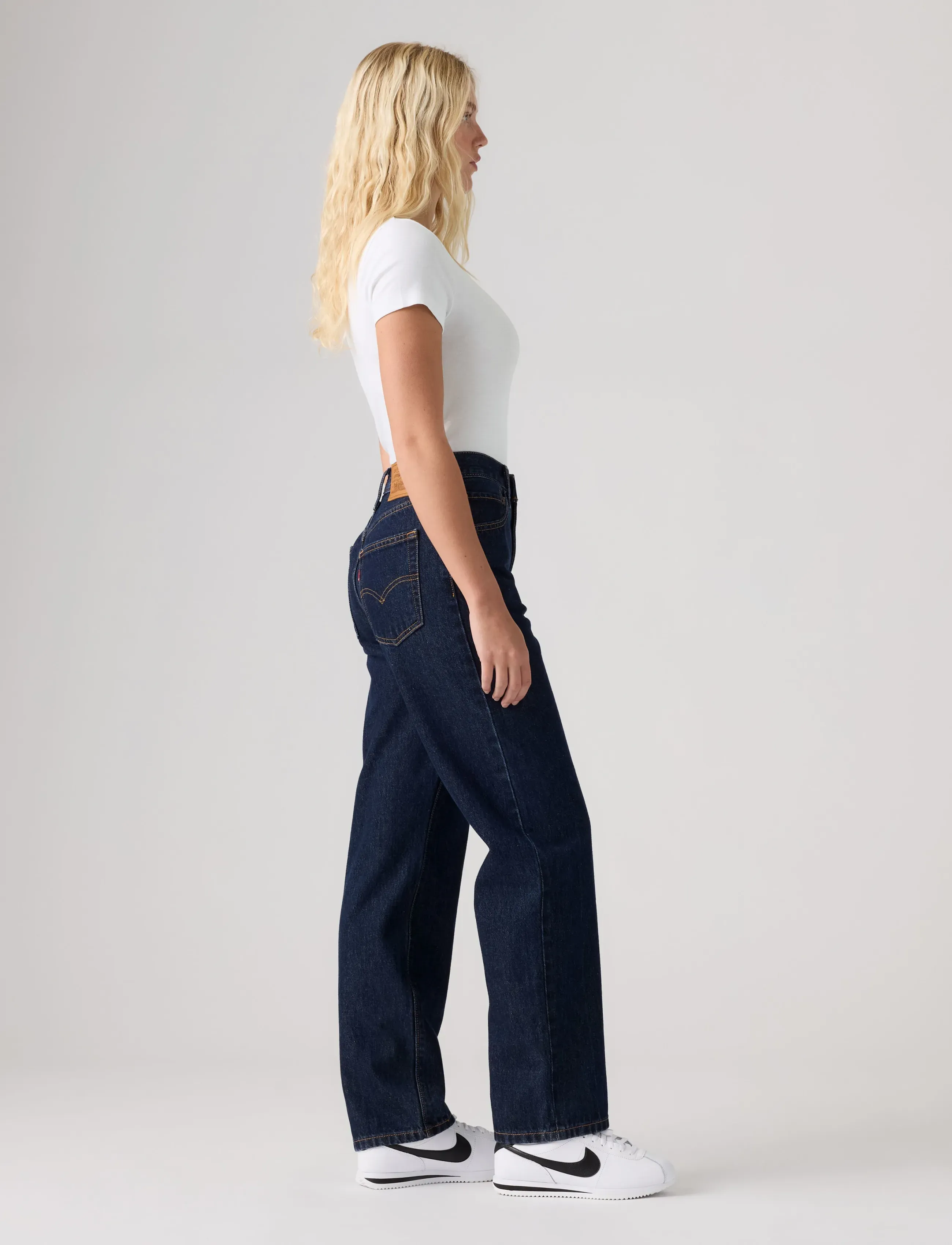 Levi's® - EASY DAD SHADED VIEW - mom jeans - dark indigo - flat finish - 5