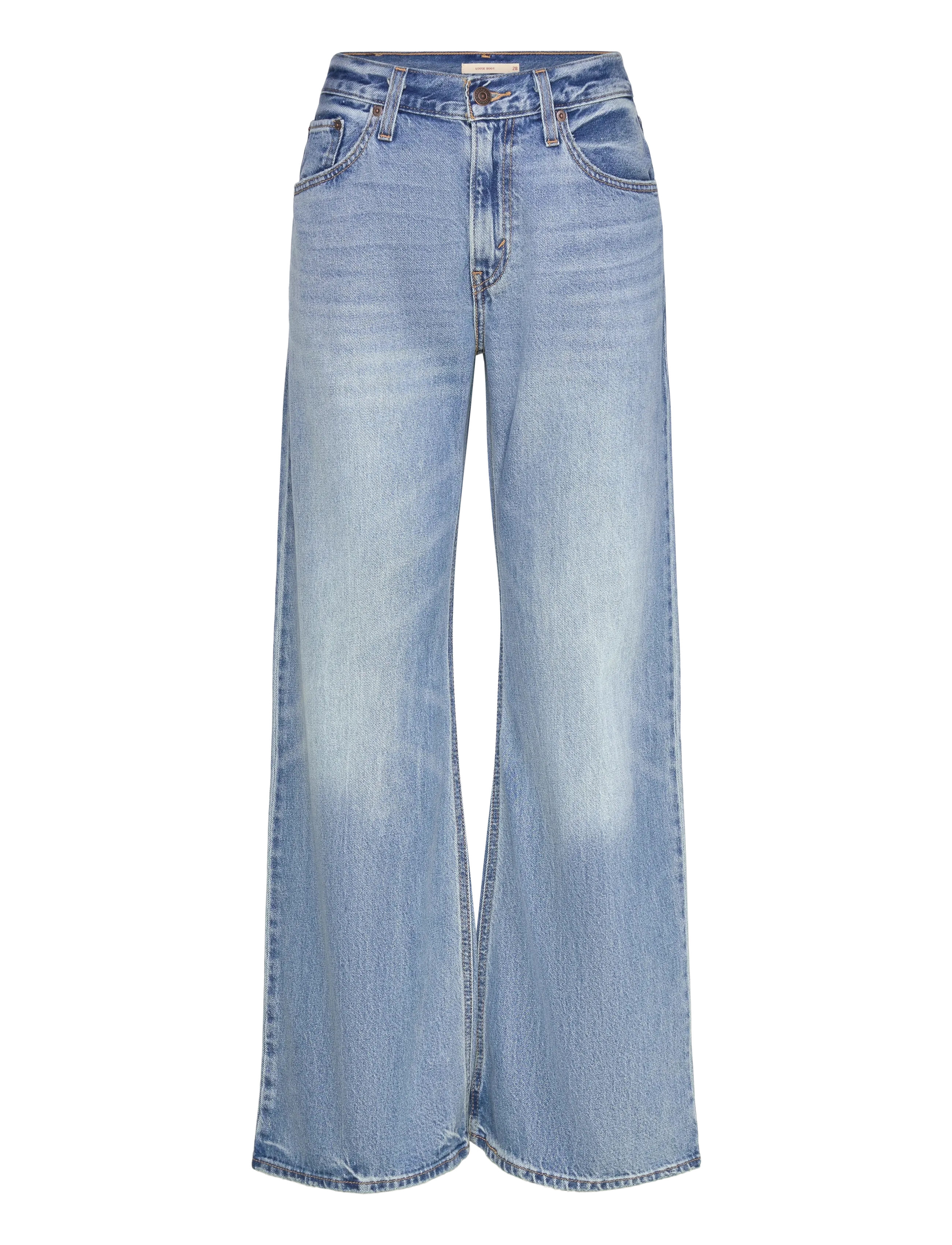 Levi's® LOOSE BOOT EASY DAYS - Plus Size - MED INDIGO - WORN IN / blue