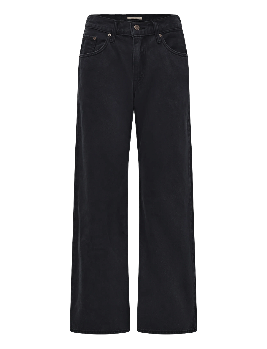 Levi's® - LOOSE BOOT CHIPPED BLACK OYSTE - alt laienevad teksad - blacks - 0