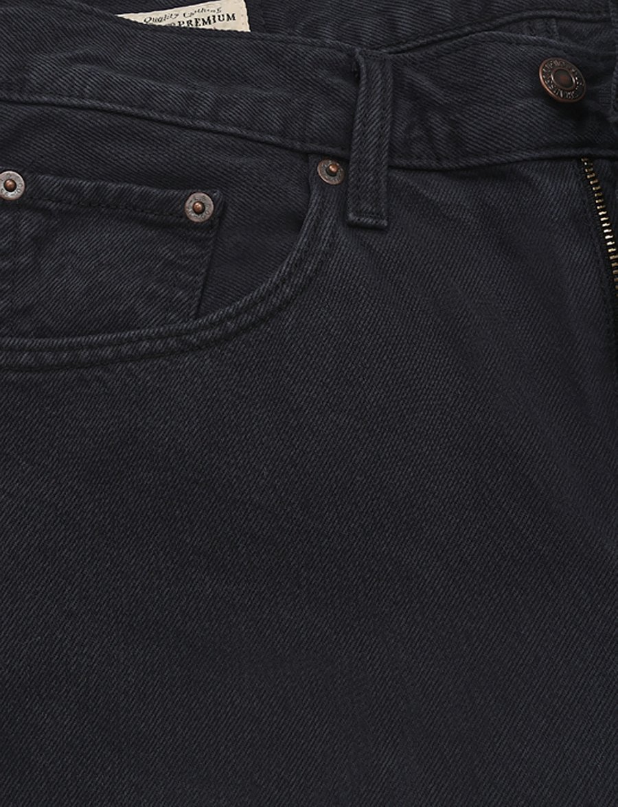 Levi's® - LOOSE BOOT CHIPPED BLACK OYSTE - alt laienevad teksad - blacks - 2