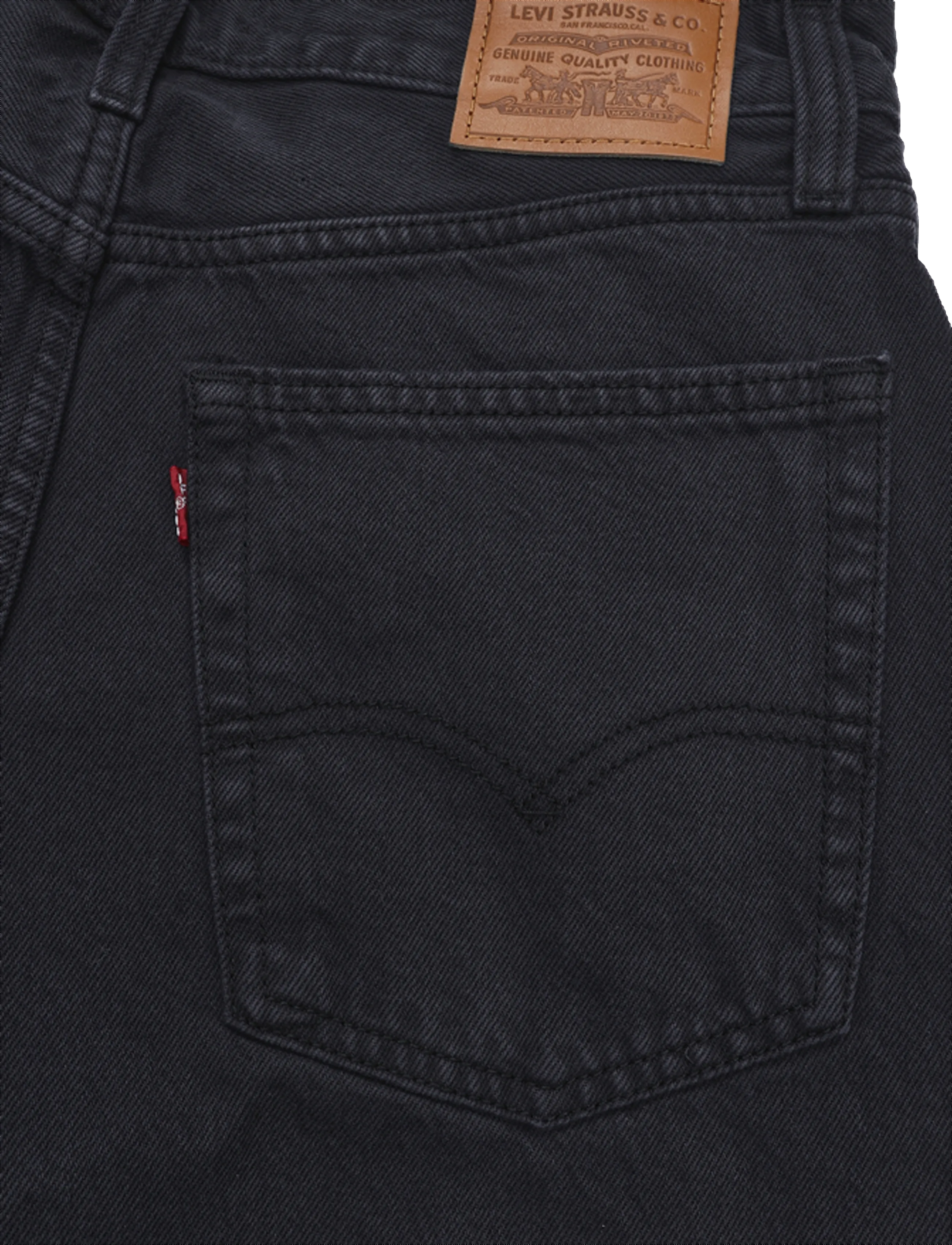 Levi's® - LOOSE BOOT CHIPPED BLACK OYSTE - alt laienevad teksad - blacks - 4