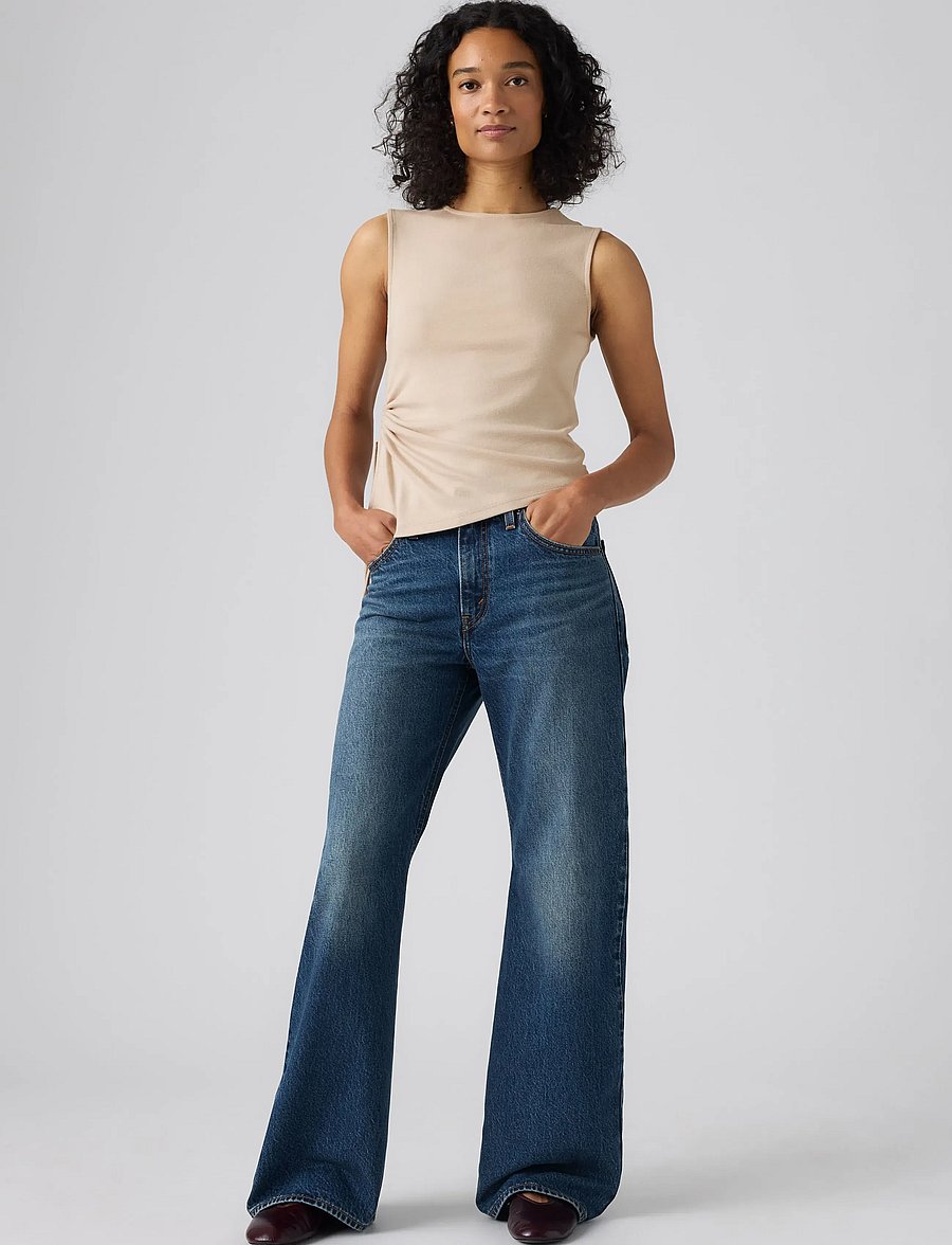 Levi's® - LOOSE BOOT PHOENIX RISING - bootcut-jeans - dark indigo - worn in - 0