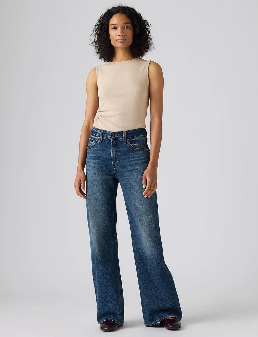 Levi's® - LOOSE BOOT PHOENIX RISING - bootcut-jeans - dark indigo - worn in - 3